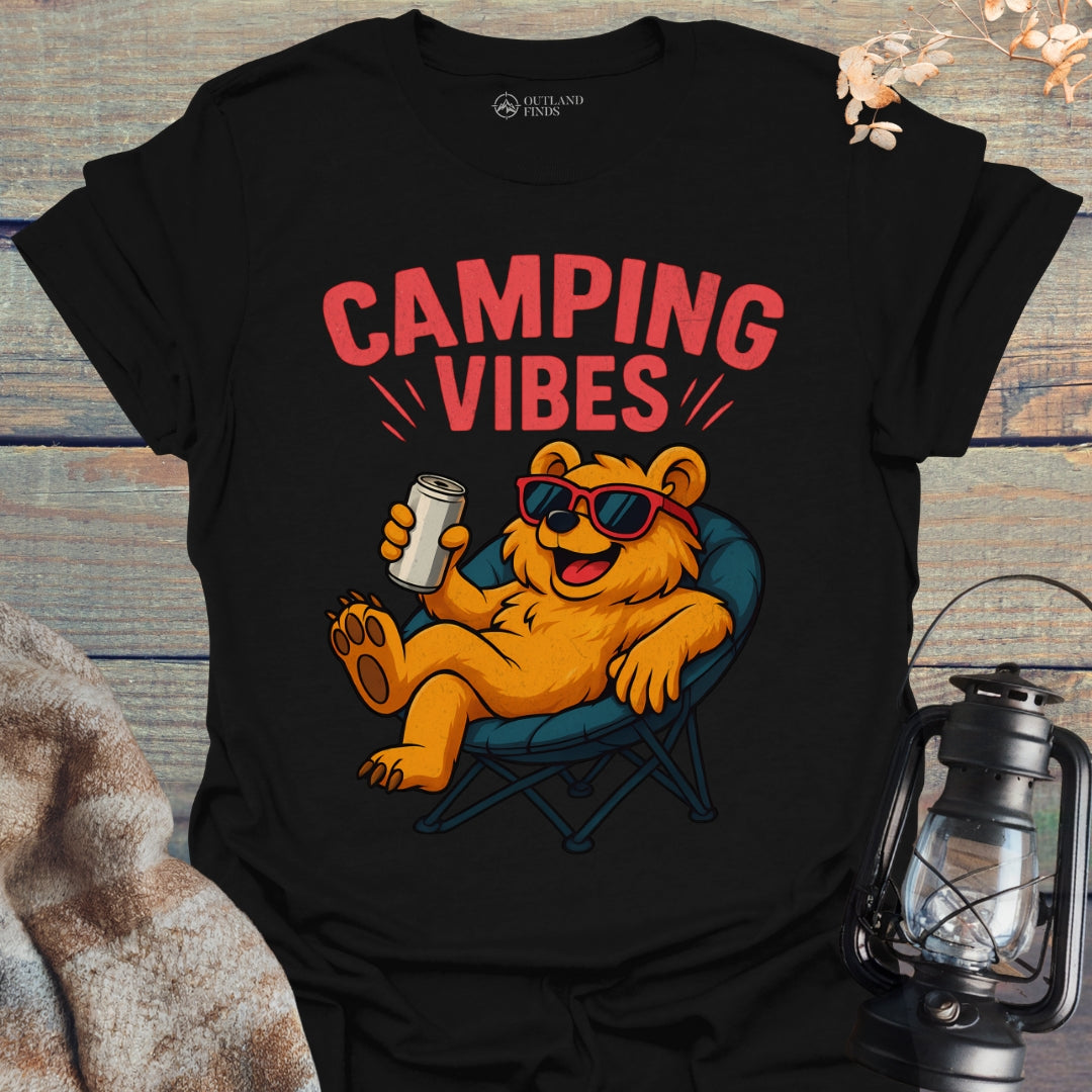Camping Bear Vibes T-Shirt