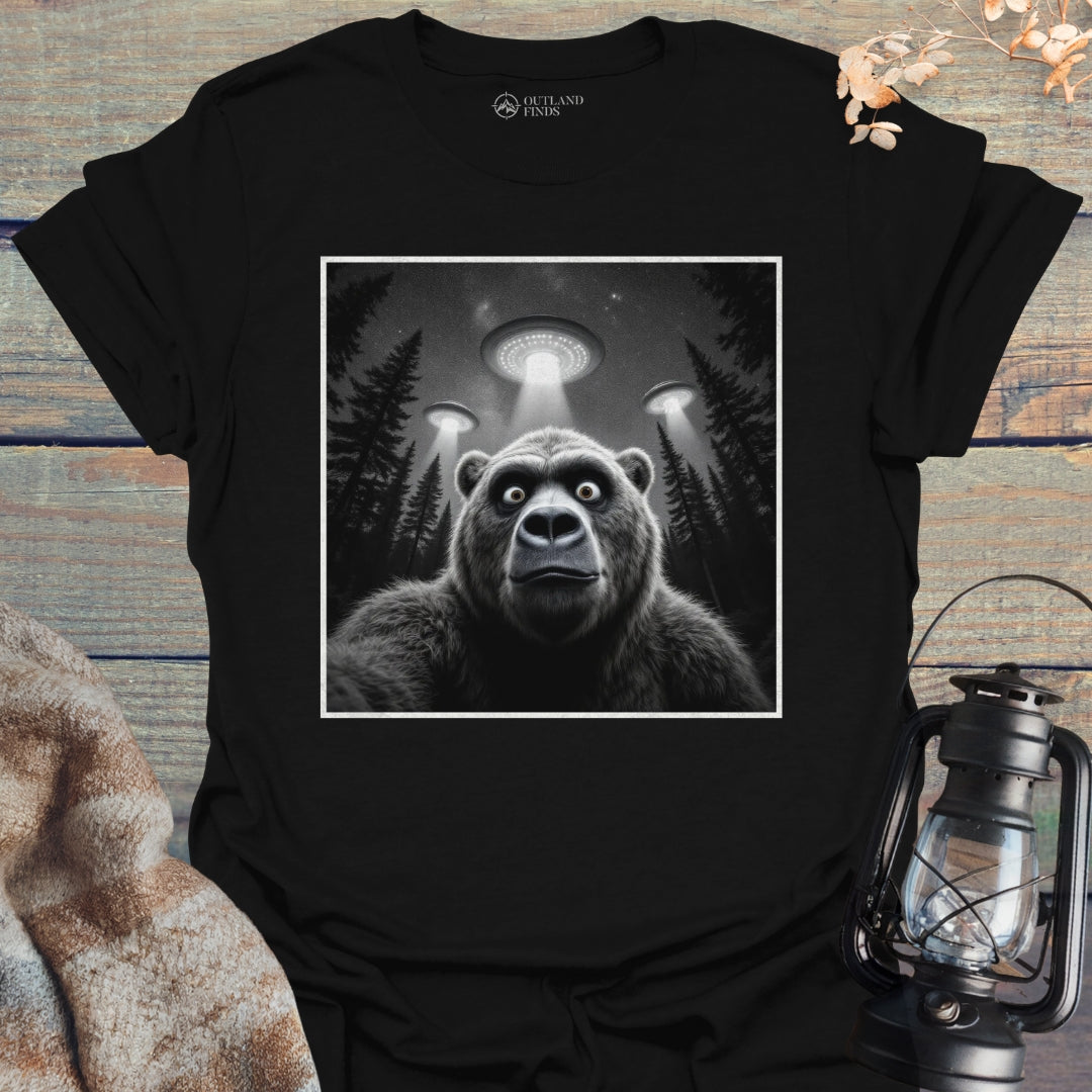 Bear UFO Selfie T-Shirt