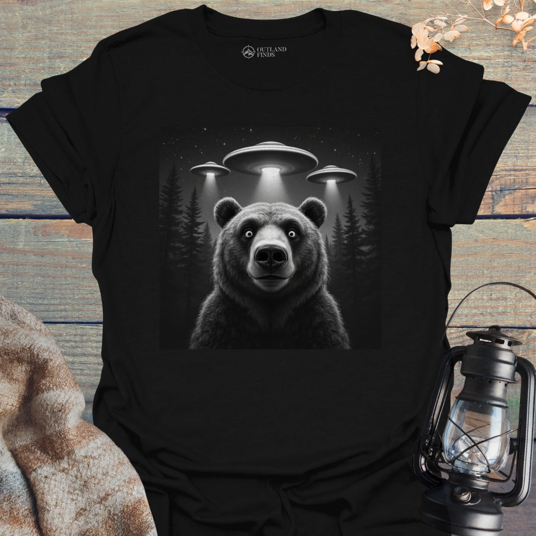 Surprised Bear Selfie T-Shirt