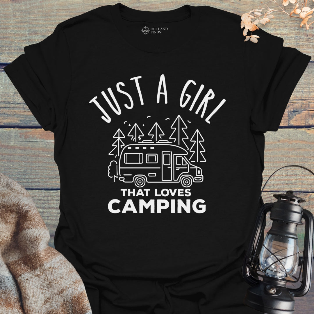 Girl Loves Camping T-Shirt
