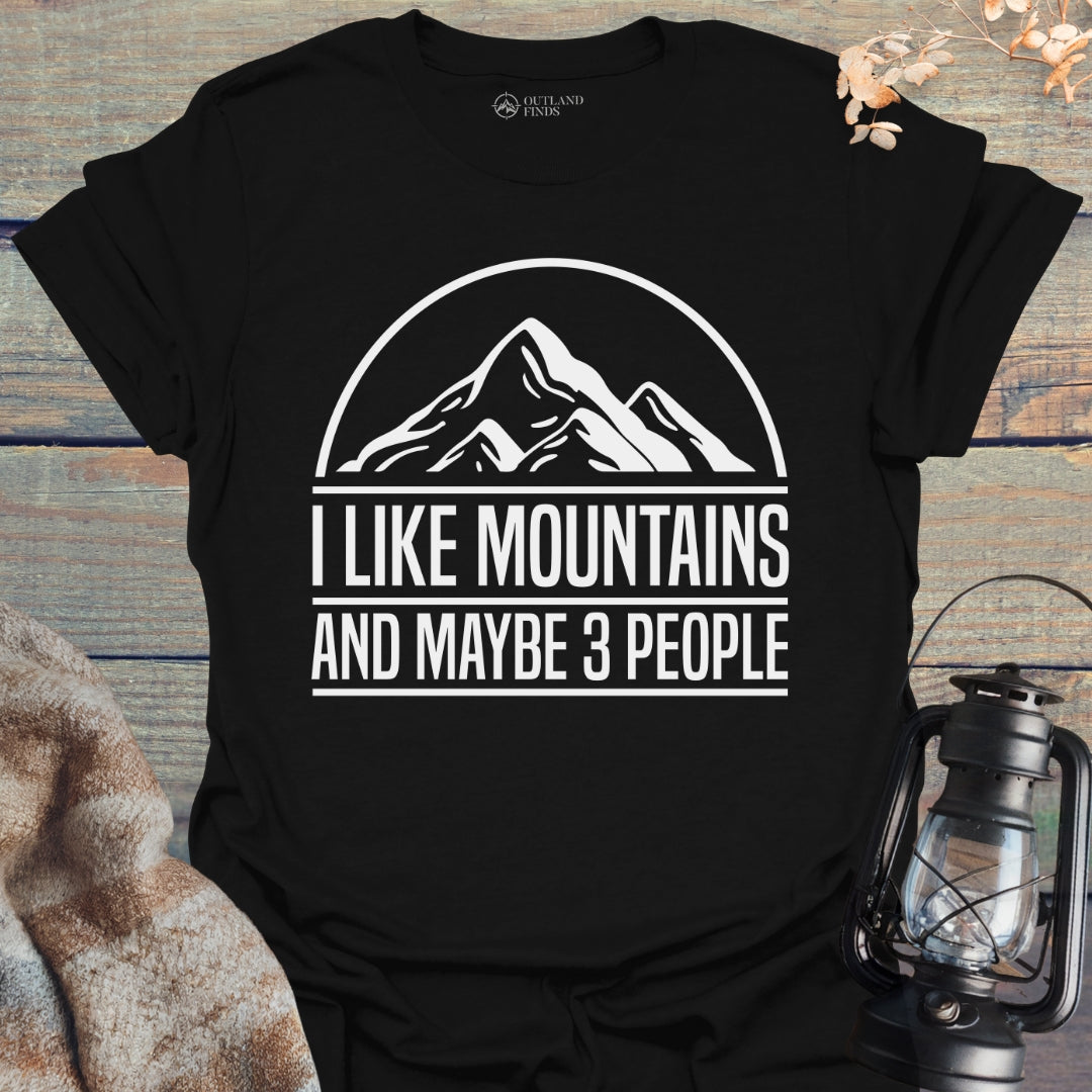 Mountains & 3 People T-Shirt