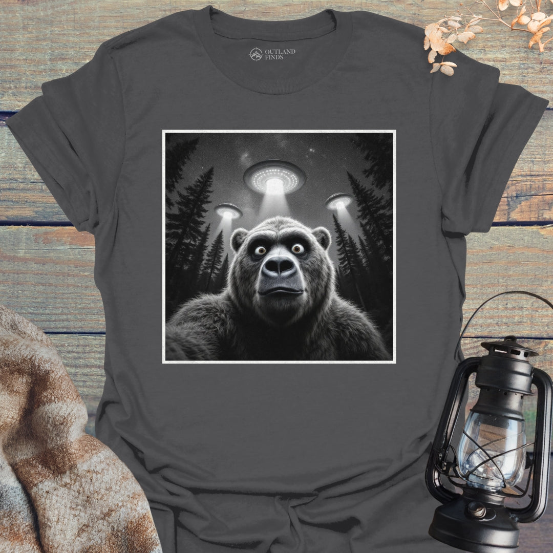 Bear UFO Selfie T-Shirt