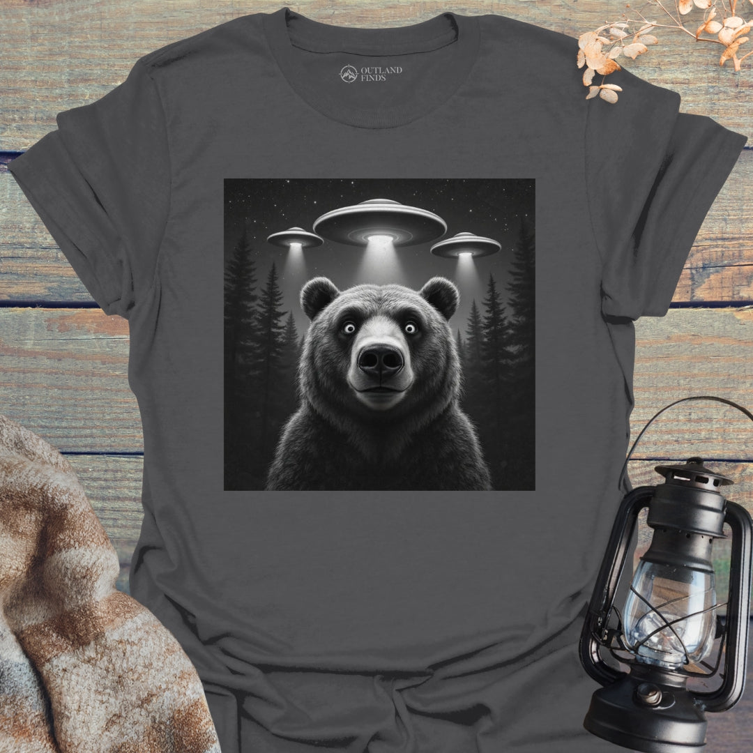 Surprised Bear Selfie T-Shirt