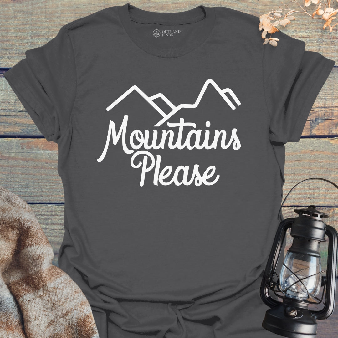 Mountains Please Simple T-Shirt