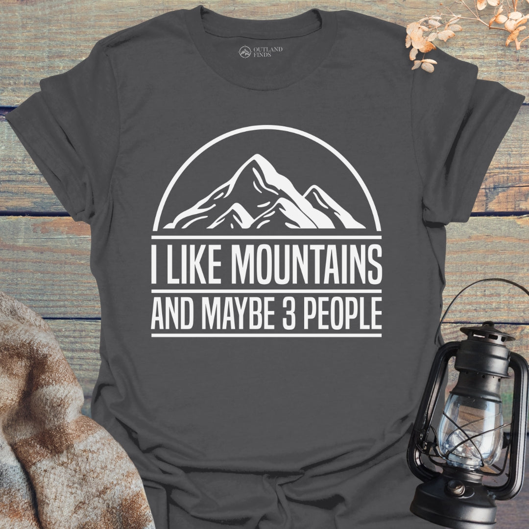 Mountains & 3 People T-Shirt