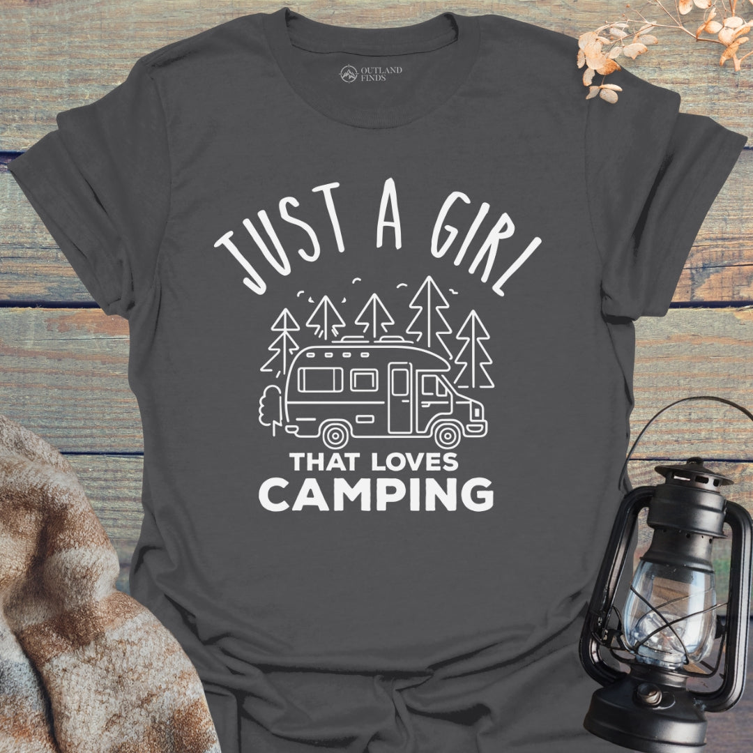 Girl Loves Camping T-Shirt
