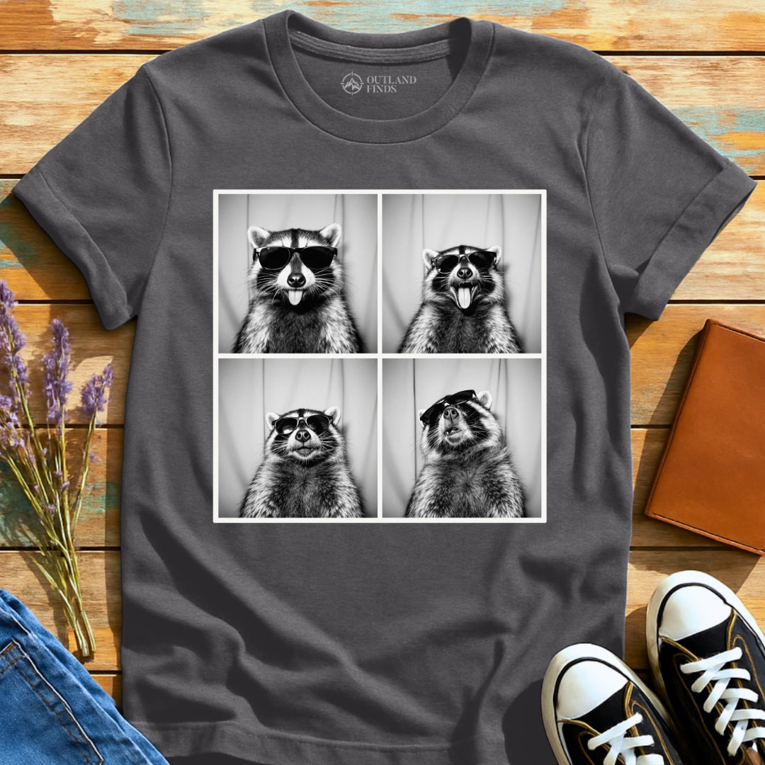 Photo Booth Raccoon T-Shirt