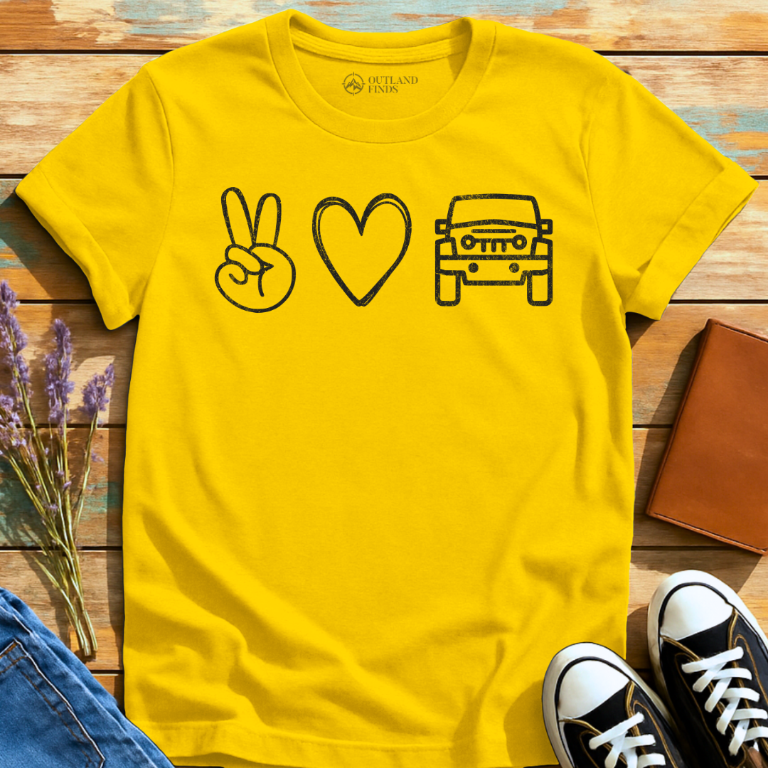 Peace Love Ride T-Shirt