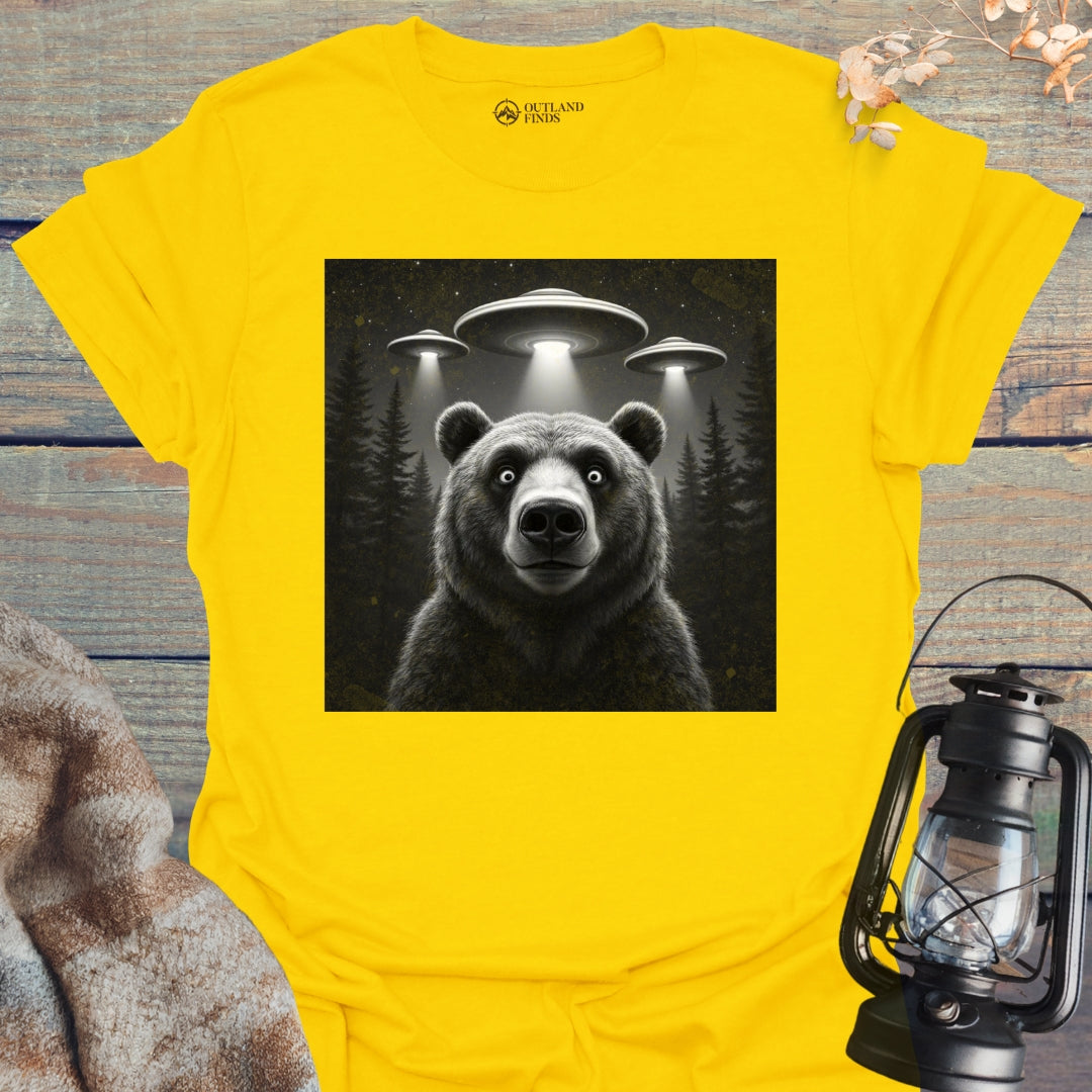 Surprised Bear Selfie T-Shirt