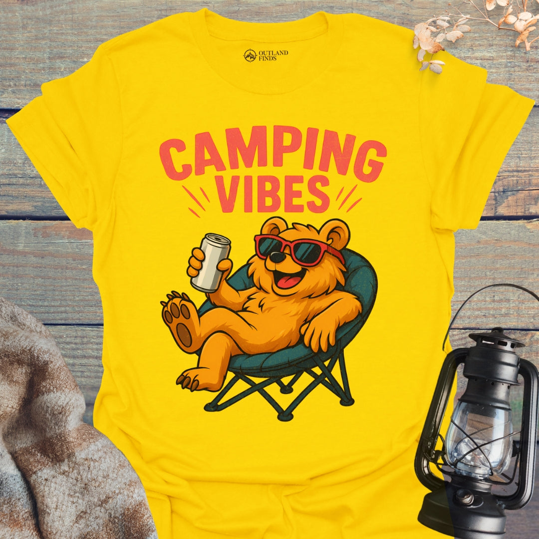 Camping Bear Vibes T-Shirt