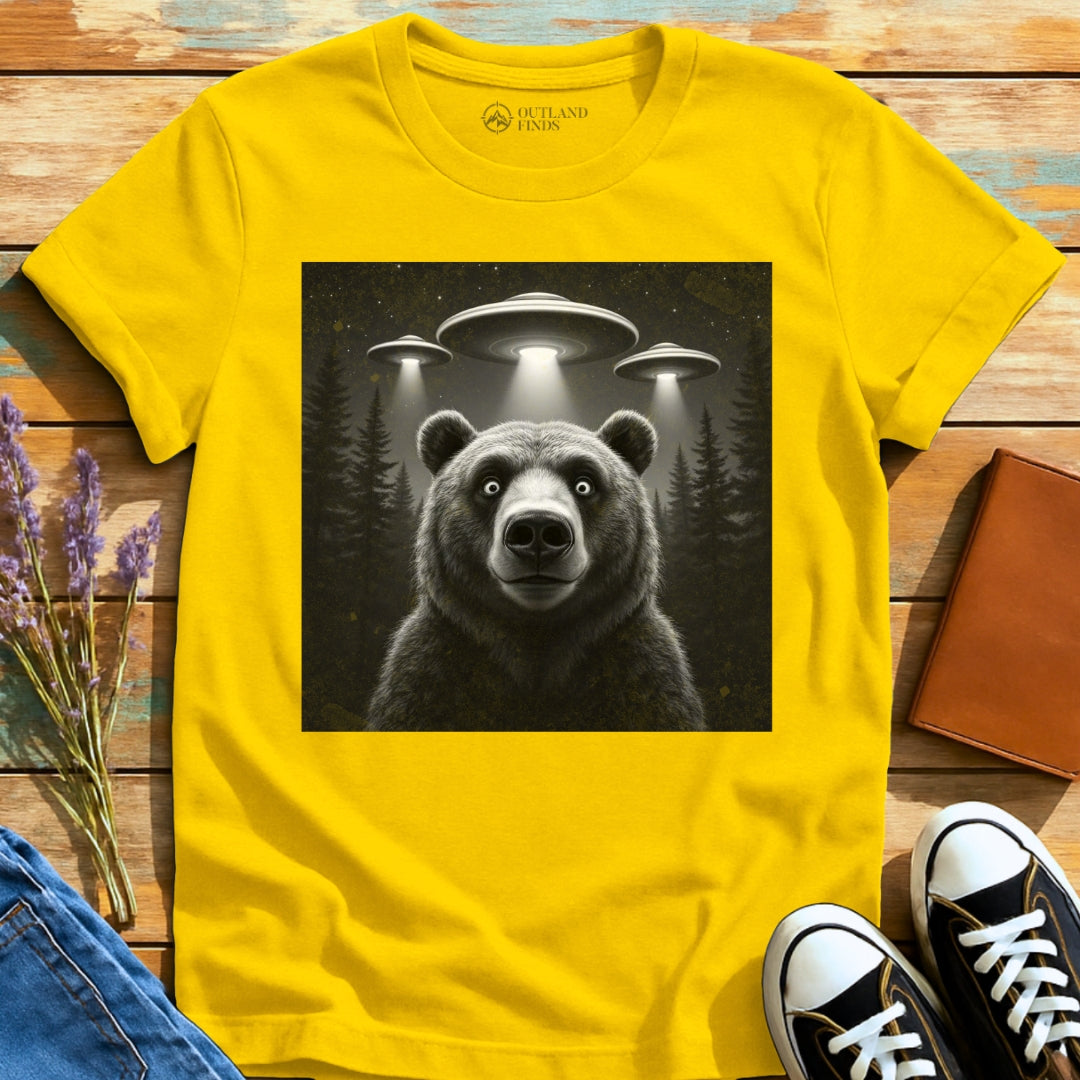 Surprised Bear Selfie T-Shirt