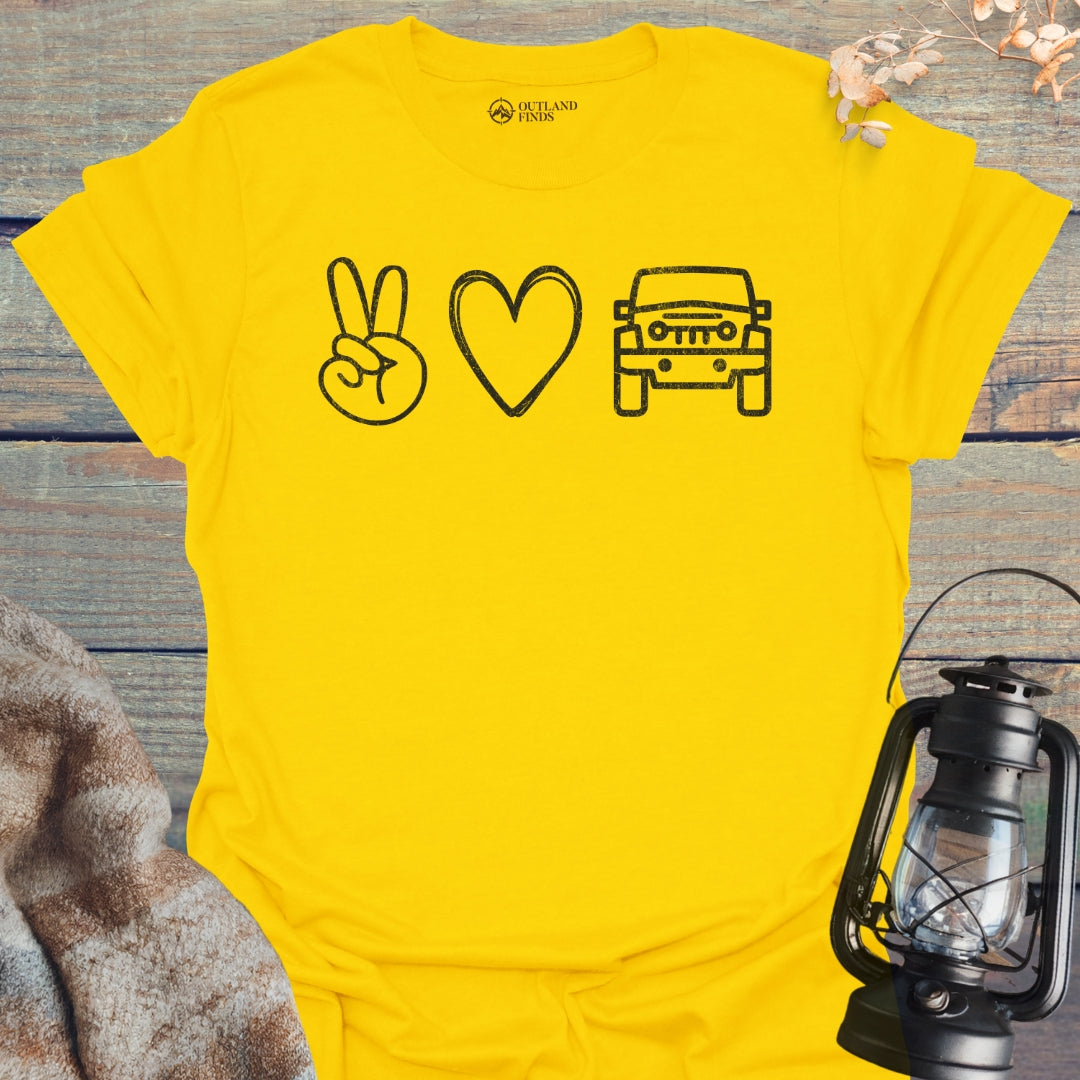 Peace Love Ride T-Shirt