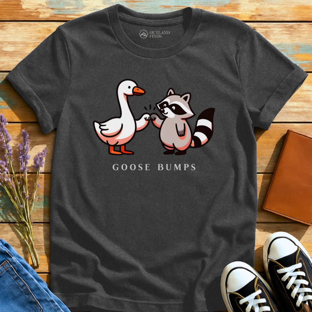 Goose Bumps Raccoon T-Shirt