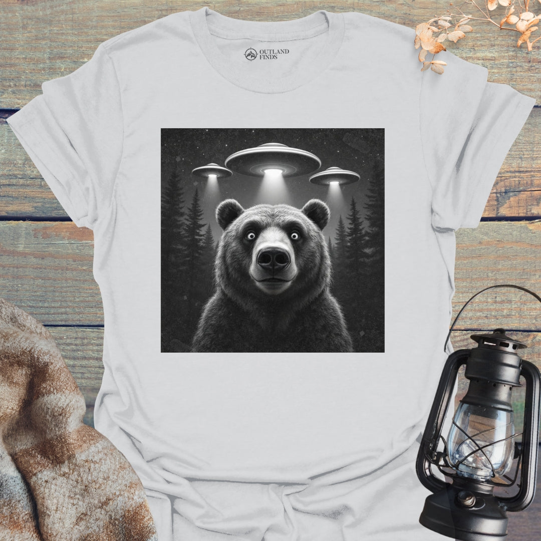 Surprised Bear Selfie T-Shirt