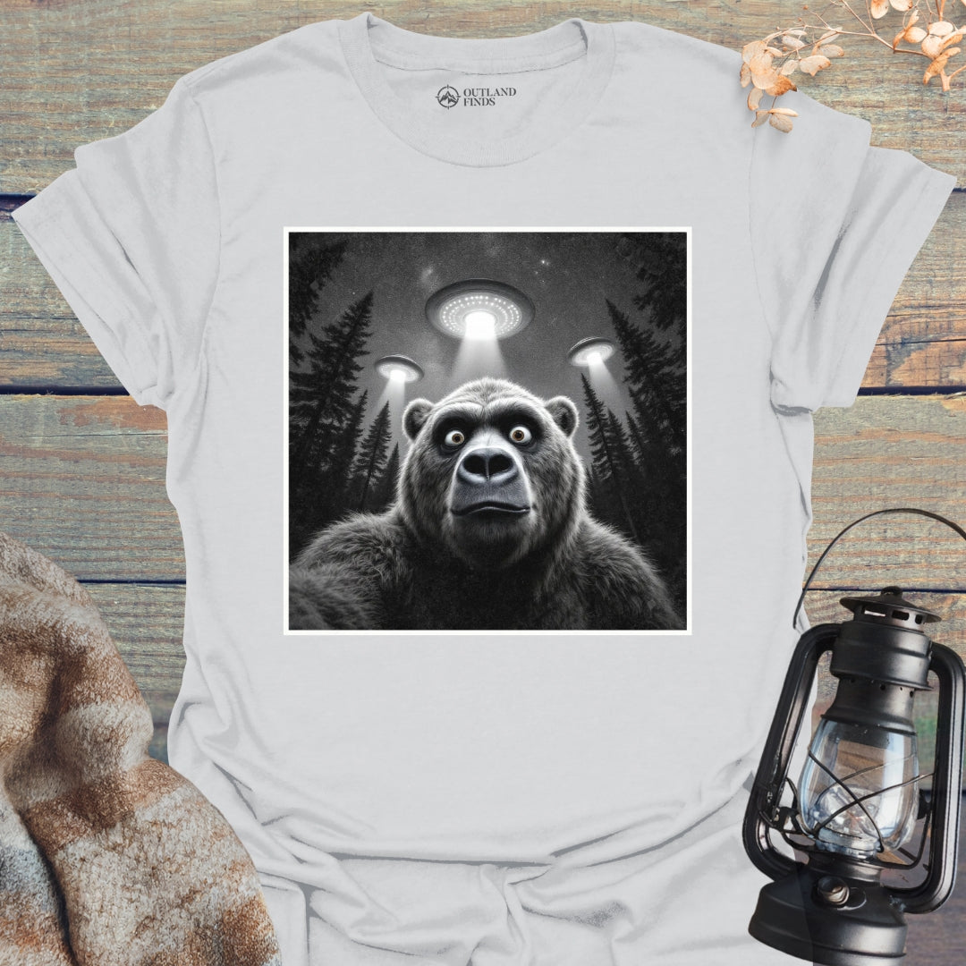 Bear UFO Selfie T-Shirt