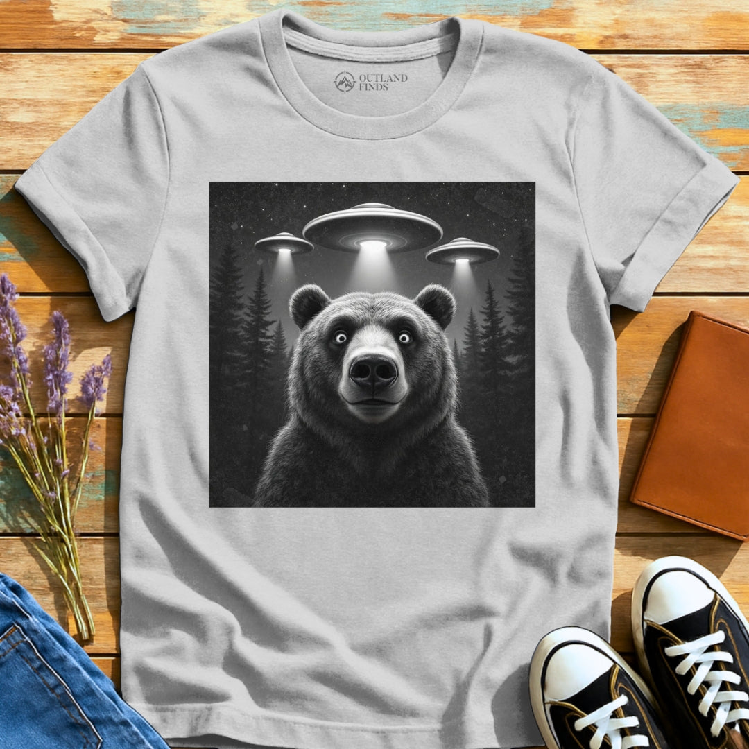 Surprised Bear Selfie T-Shirt