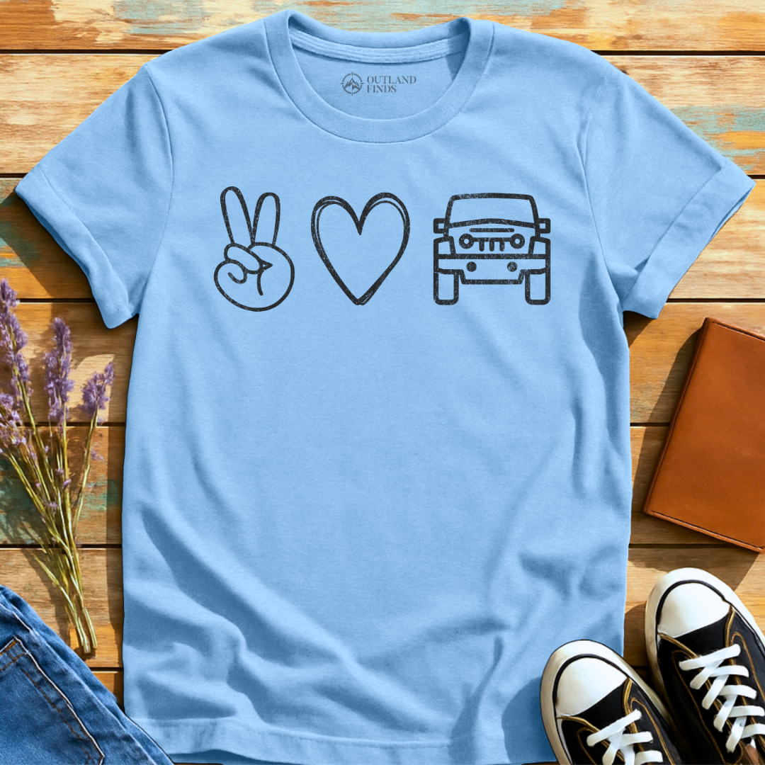 Peace Love Ride T-Shirt