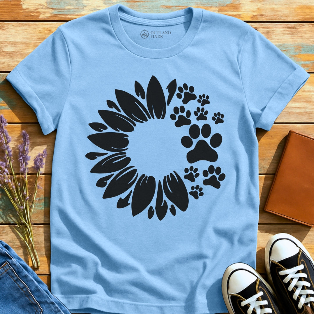 Flower with Paws T-Shirt