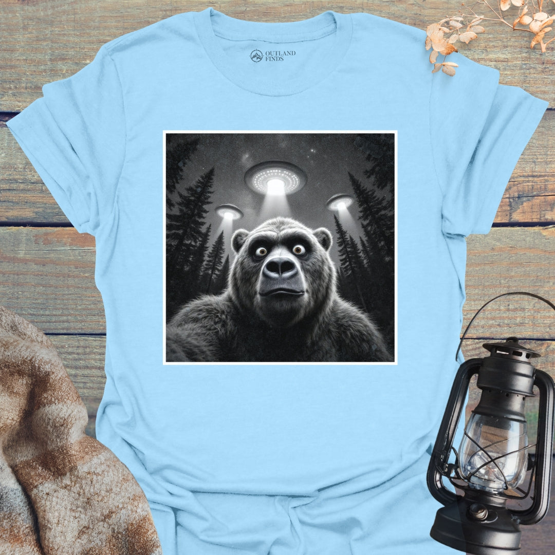 Bear UFO Selfie T-Shirt