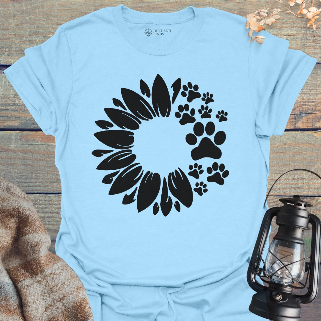 Flower with Paws T-Shirt