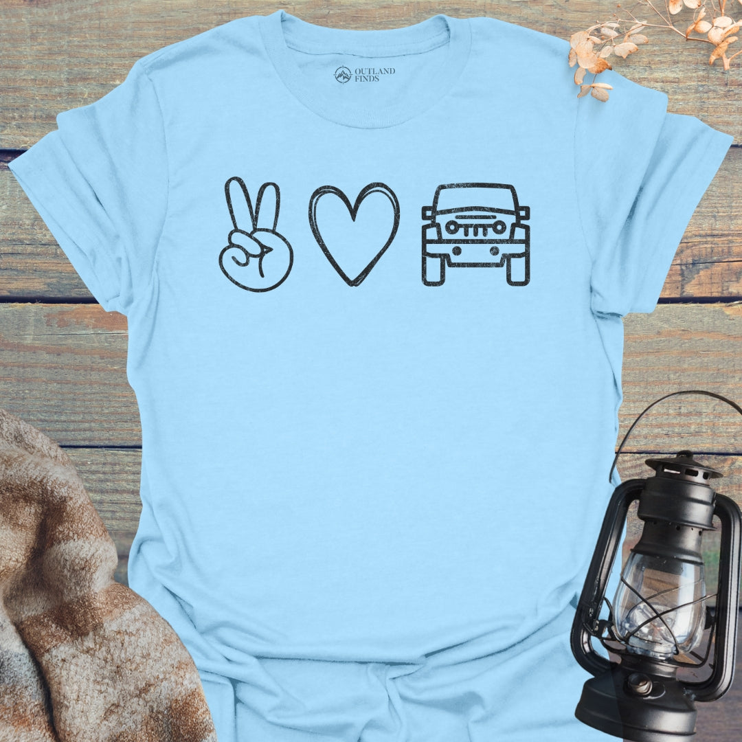 Peace Love Ride T-Shirt