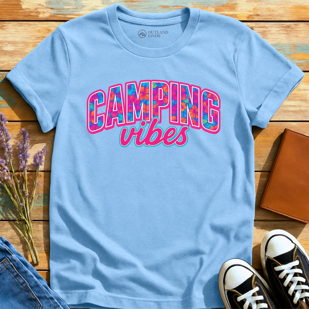 Floral Camping Vibes T-Shirt