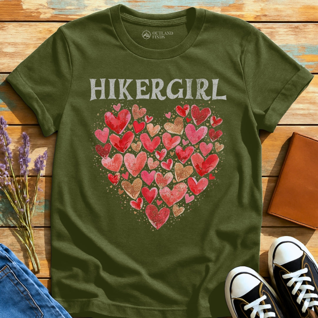 Hikergirl Heart T-Shirt