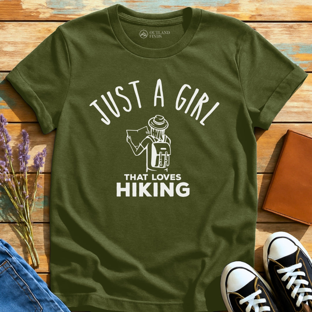 Girl Loves Hiking T-Shirt