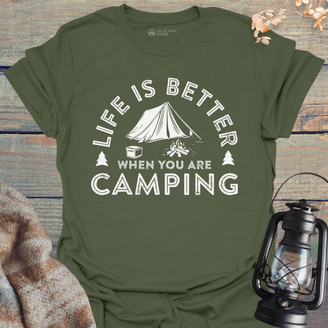 Is Better Camping T-Shirt