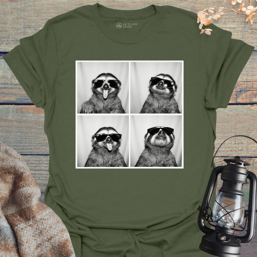 Photo Booth Sloth T-Shirt