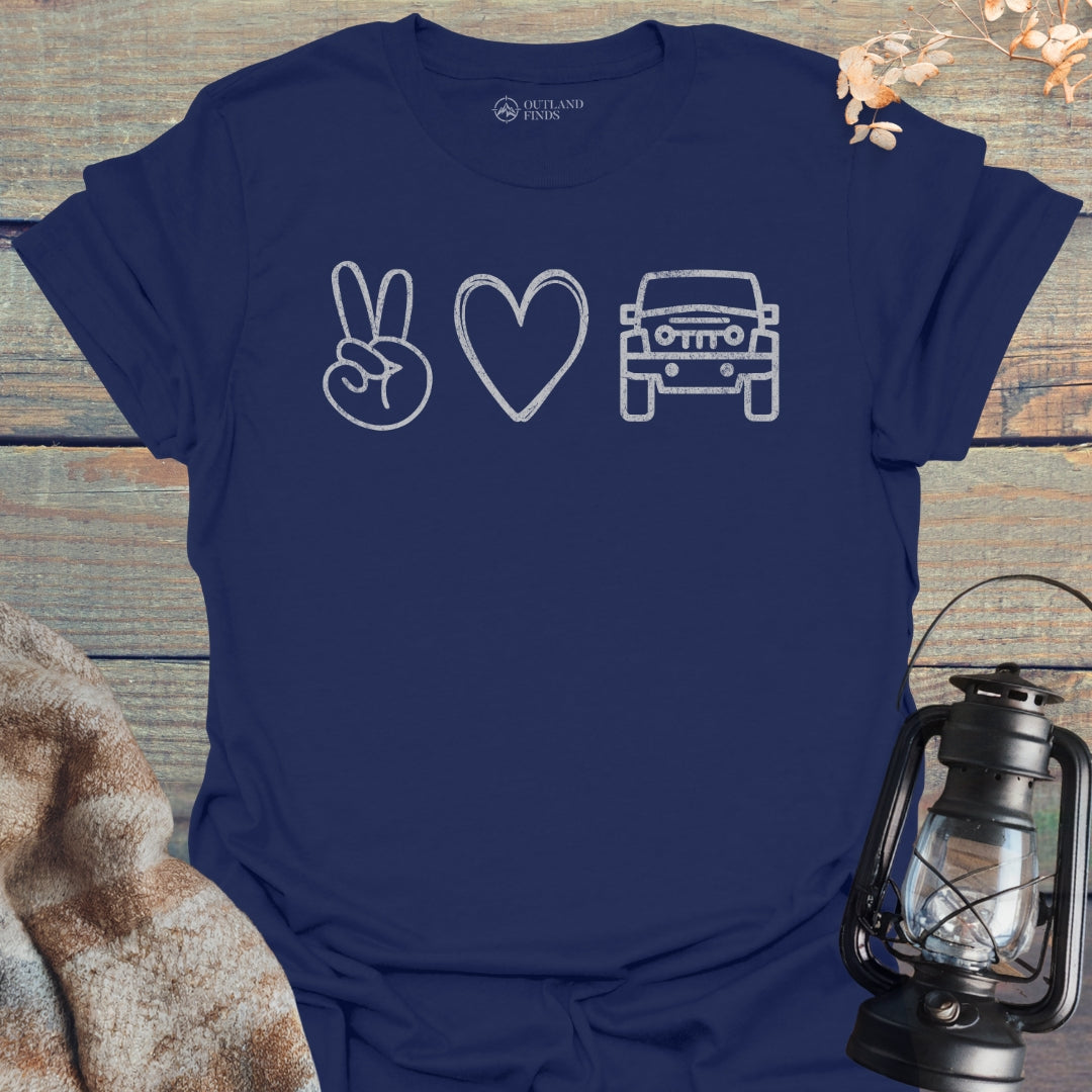 Peace Love Ride T-Shirt