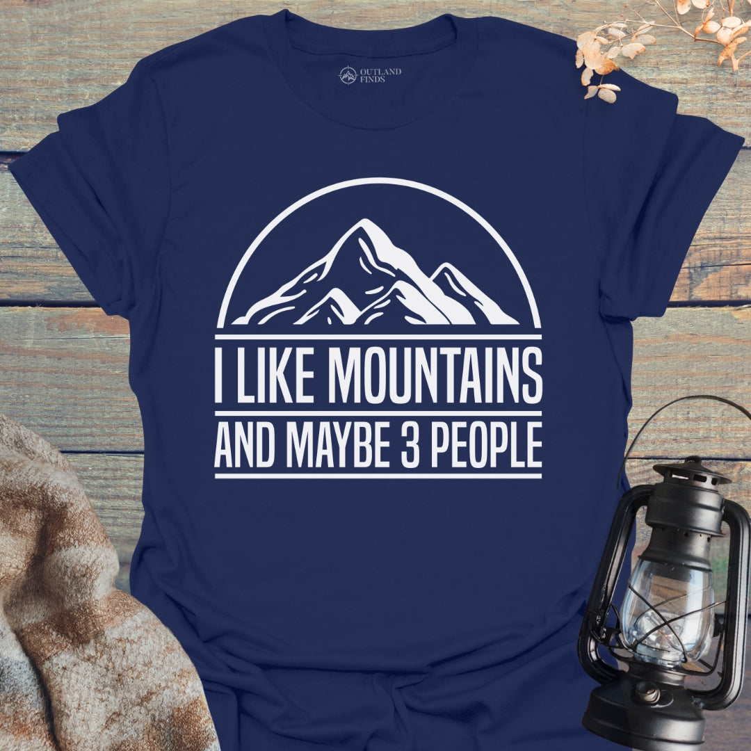 Mountains & 3 People T-Shirt
