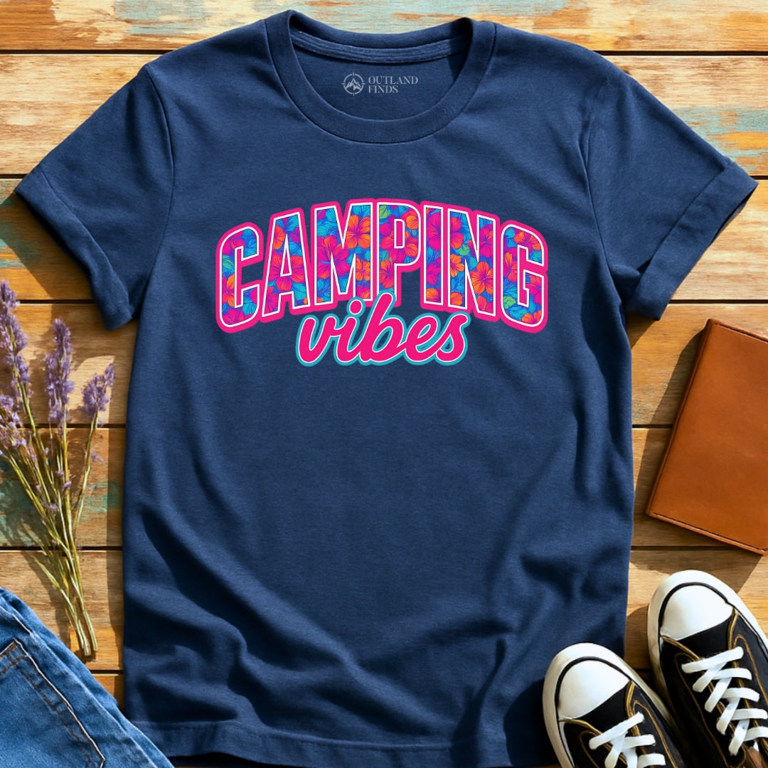 Floral Camping Vibes T-Shirt
