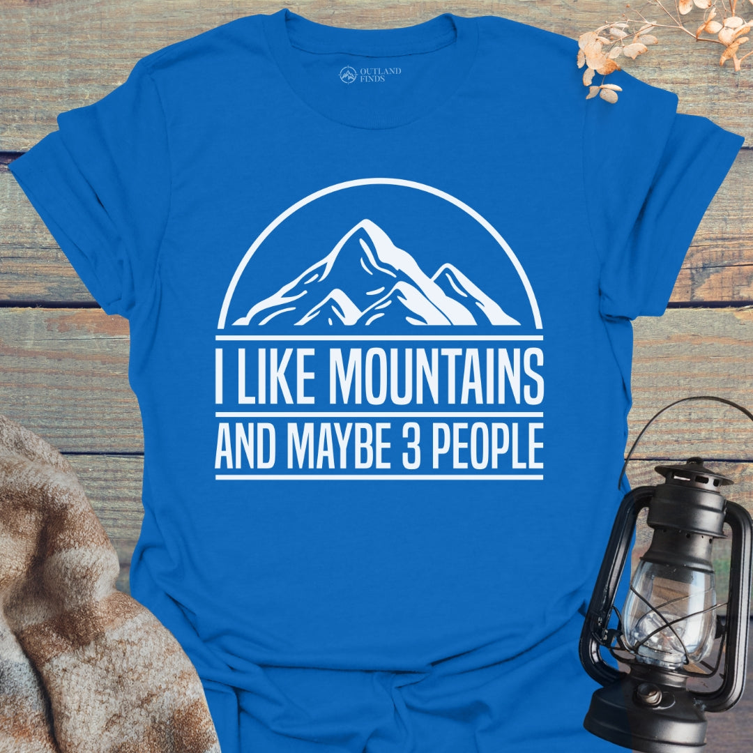 Mountains & 3 People T-Shirt