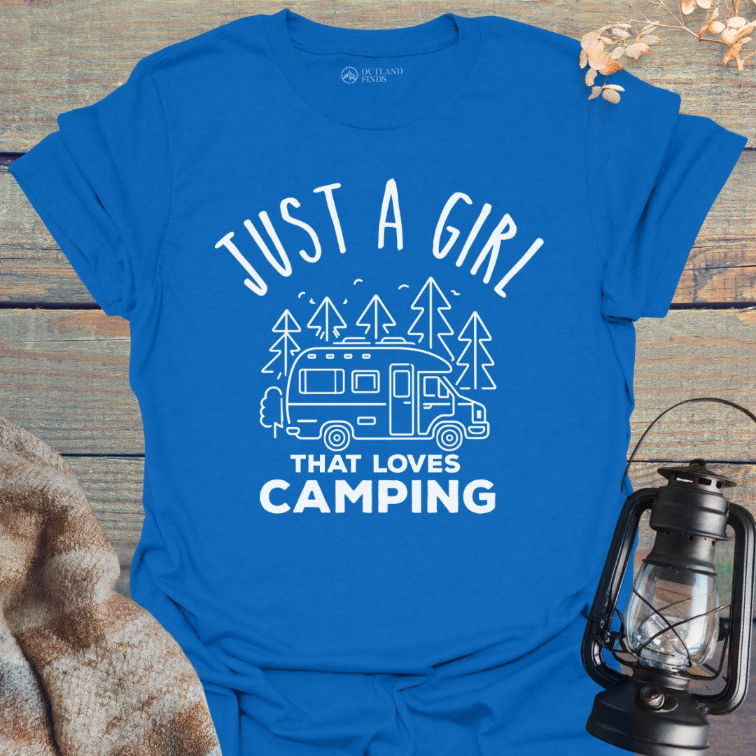 Girl Loves Camping T-Shirt