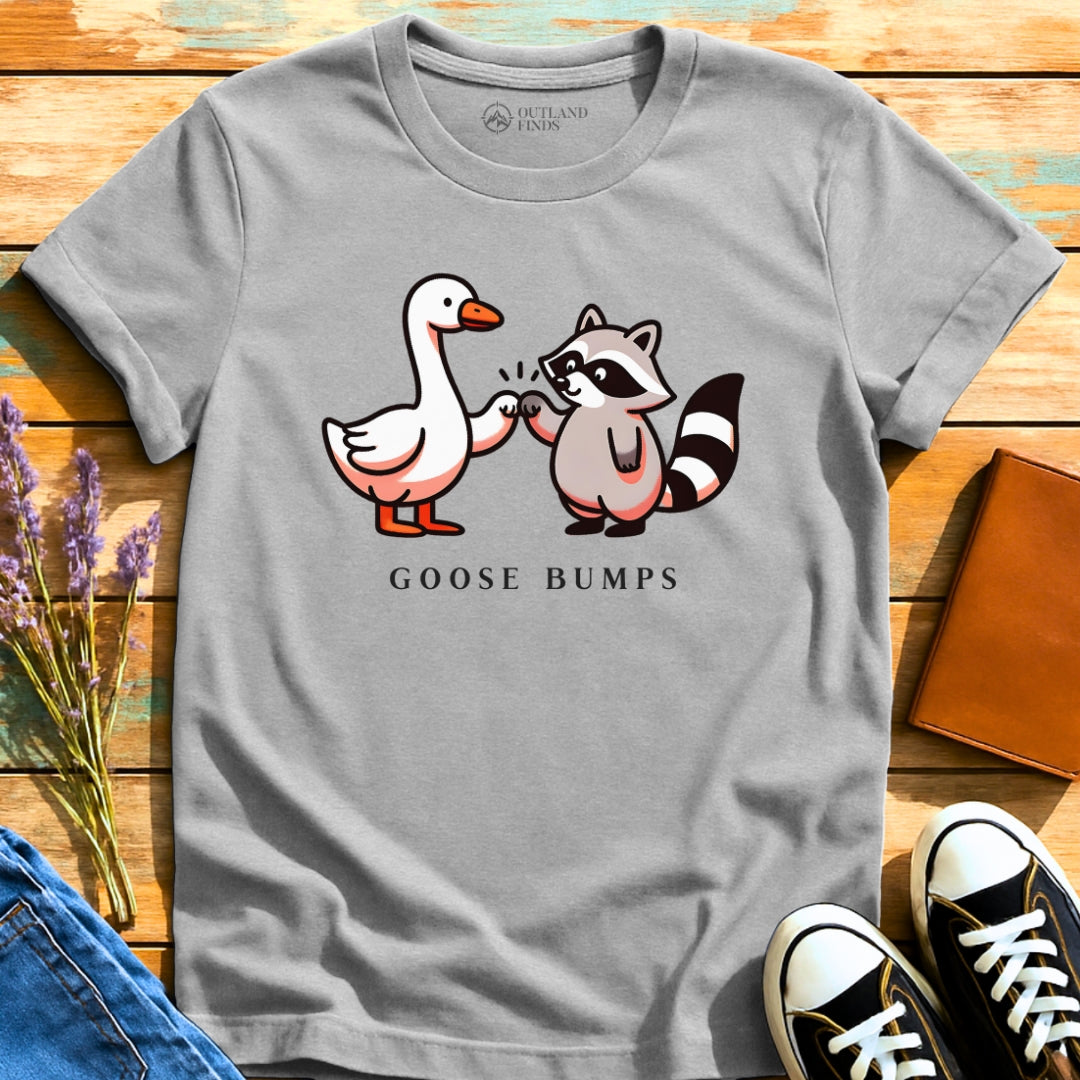 Goose Bumps Raccoon T-Shirt