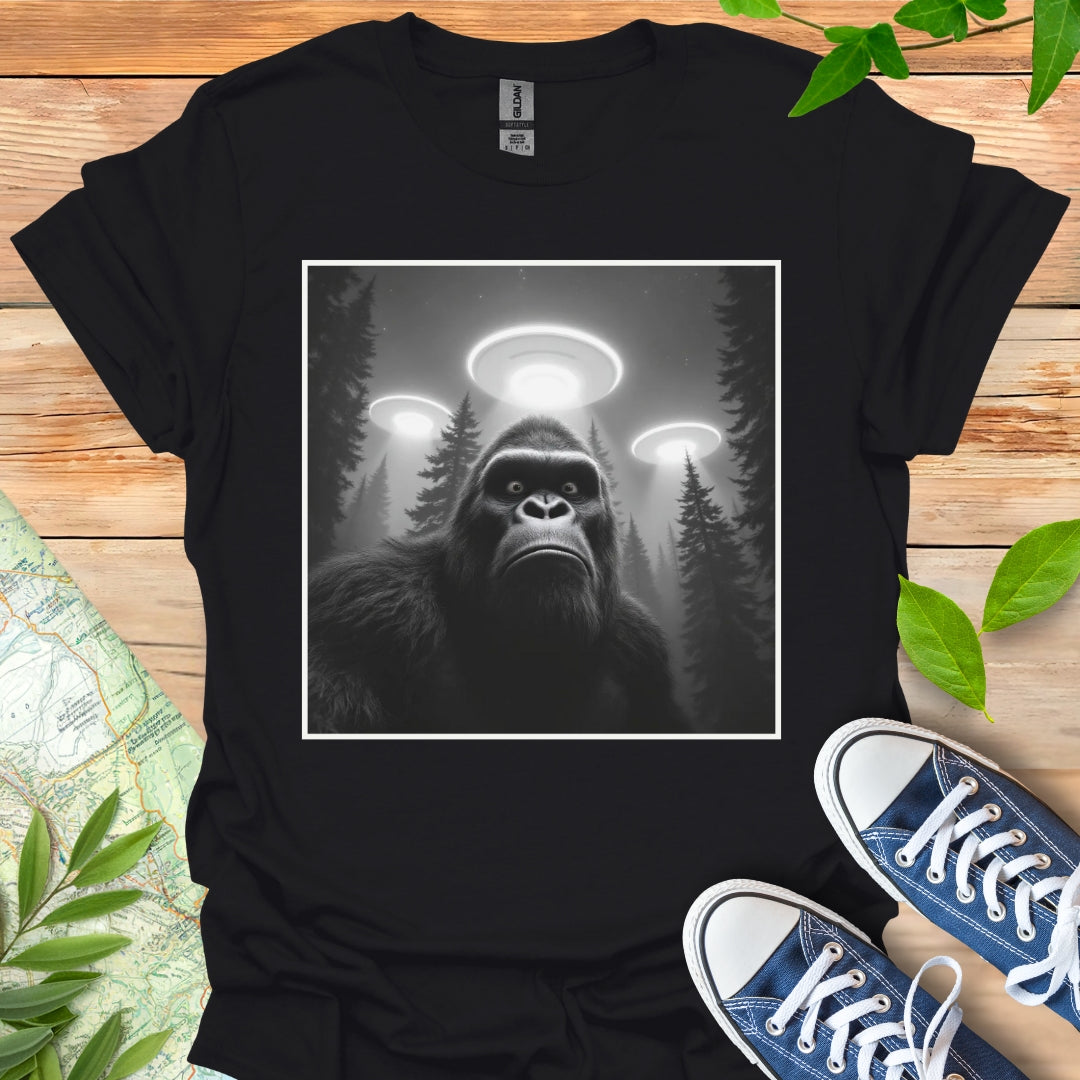 Bigfoot & UFOs T-Shirt