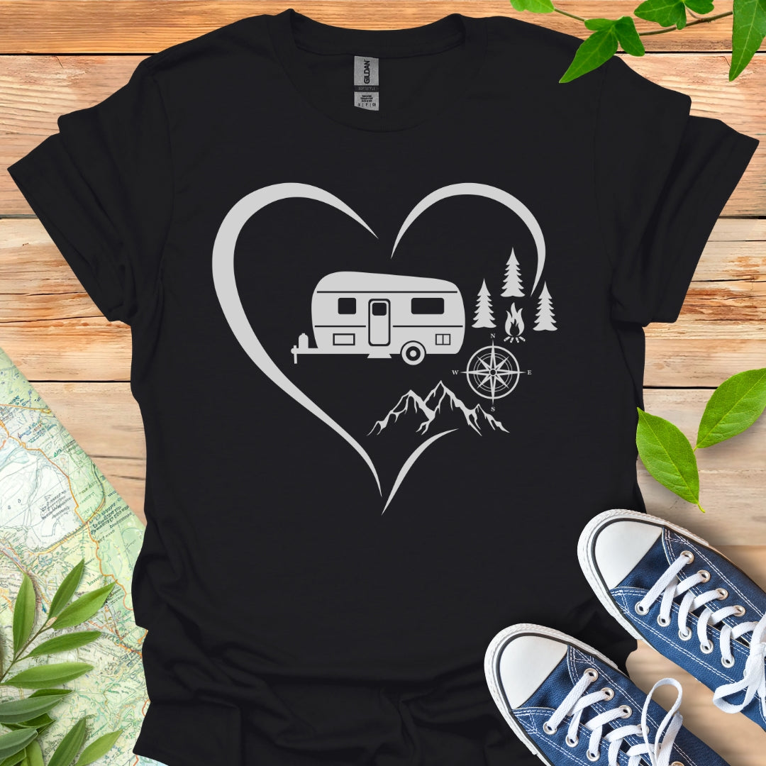 Heart Camping T-Shirt