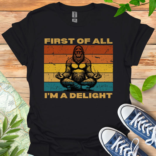 Delight Bigfoot Yoga T-Shirt