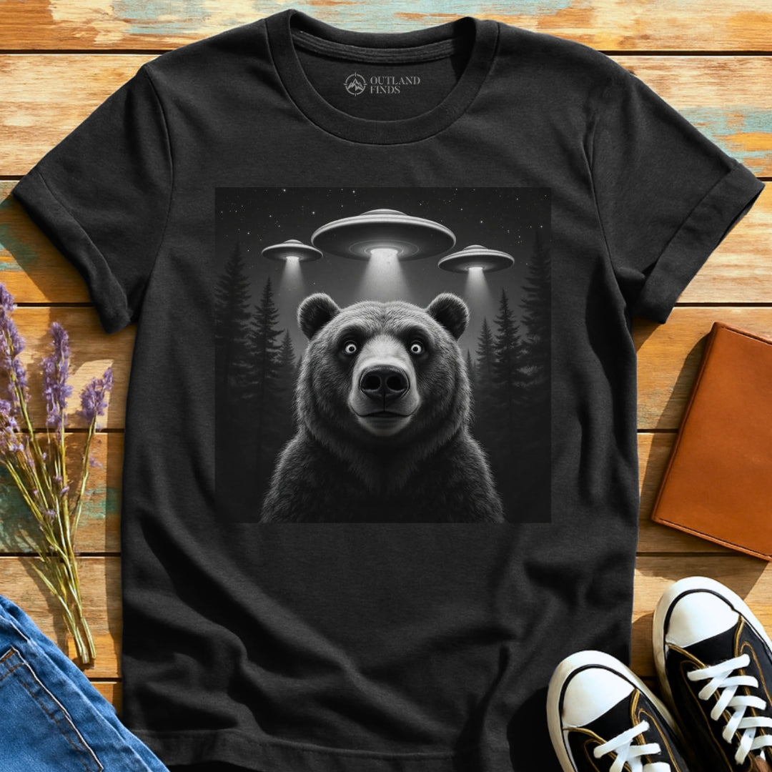 Surprised Bear Selfie T-Shirt