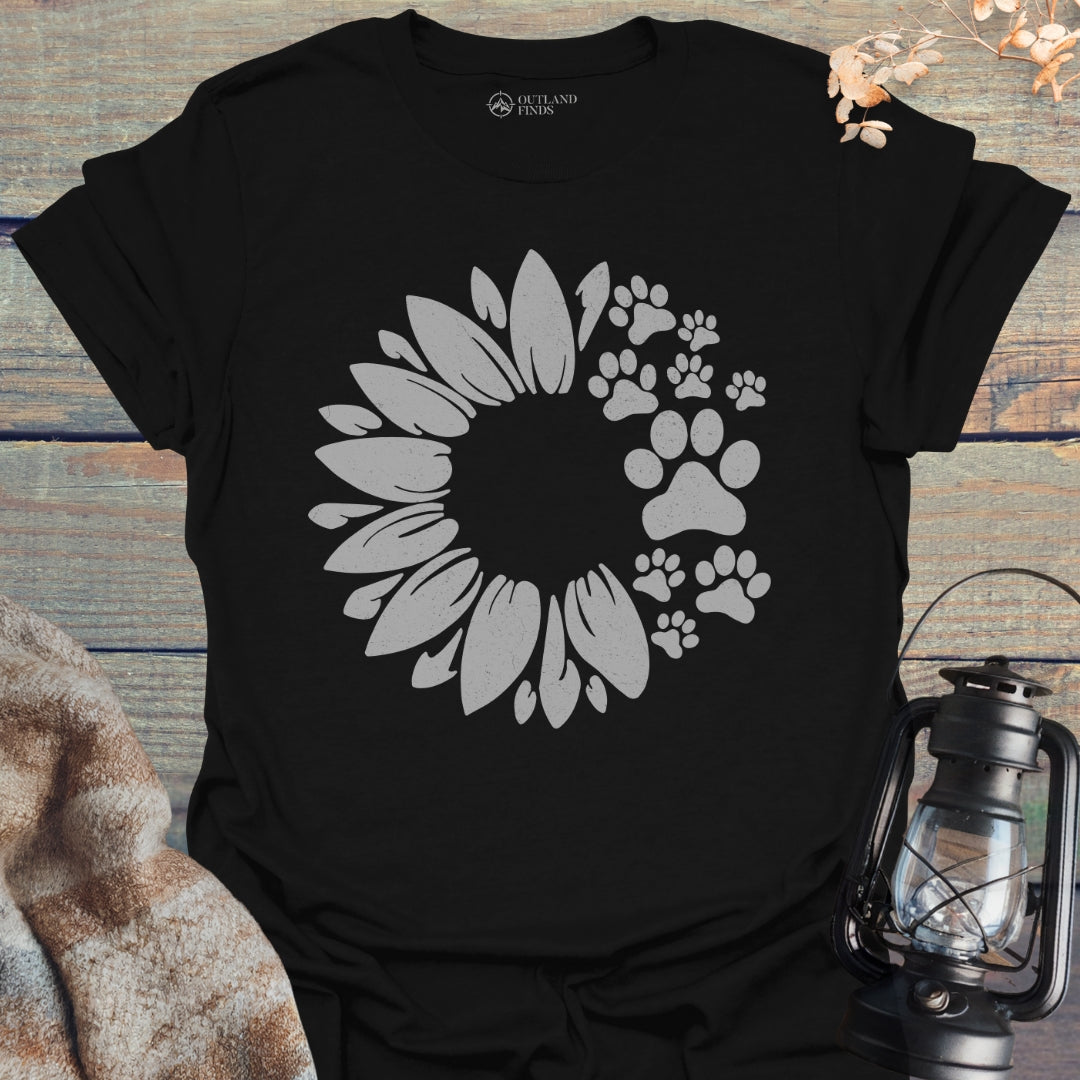 Flower with Paws T-Shirt