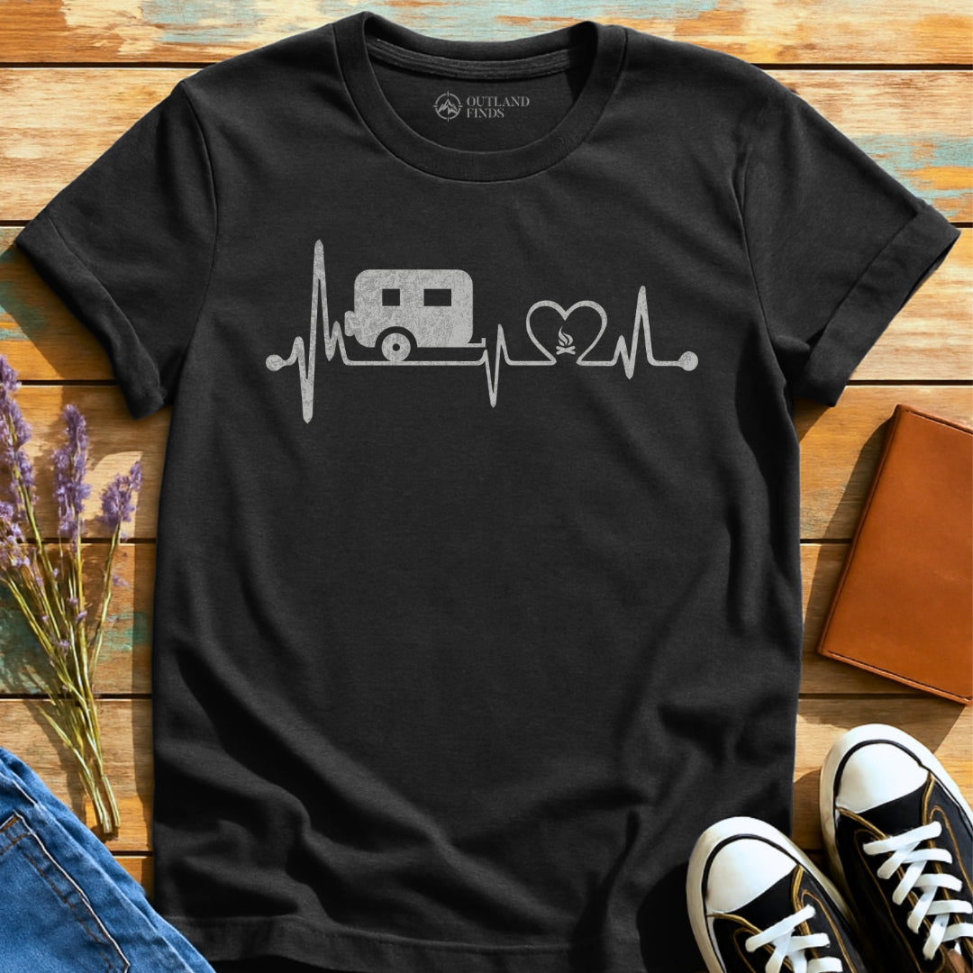 Camping EKG T-Shirt