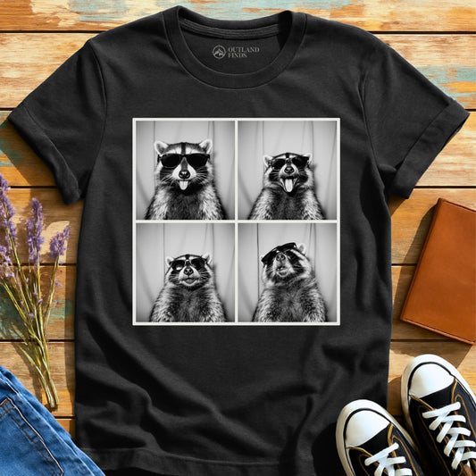 Photo Booth Raccoon T-Shirt