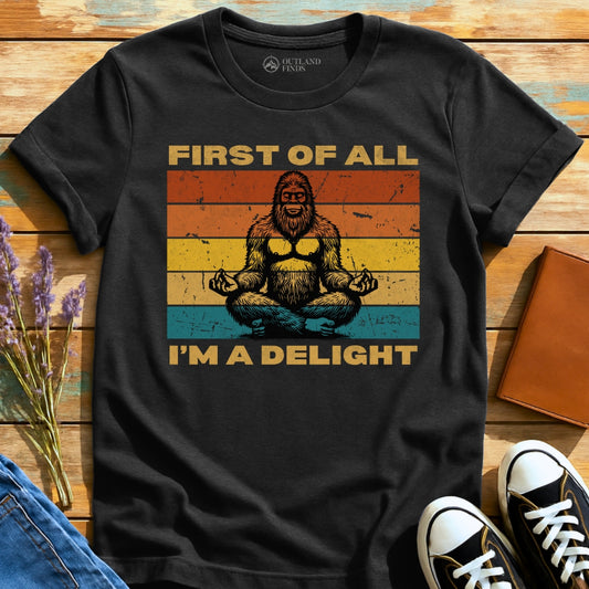 Delight Bigfoot Yoga T-Shirt