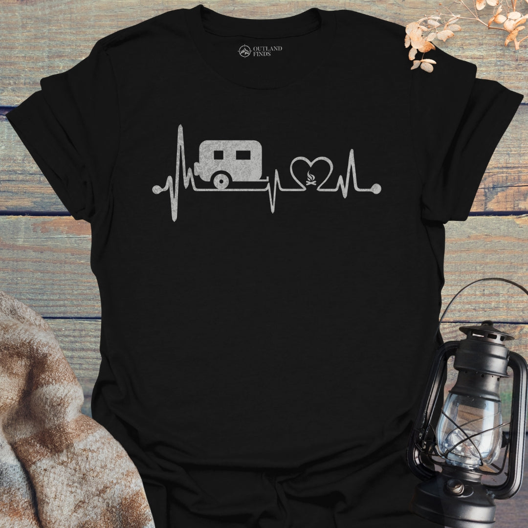 Camping EKG T-Shirt