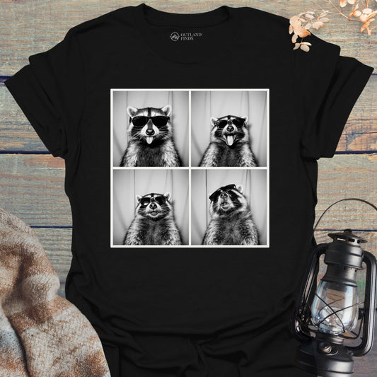 Photo Booth Raccoon T-Shirt