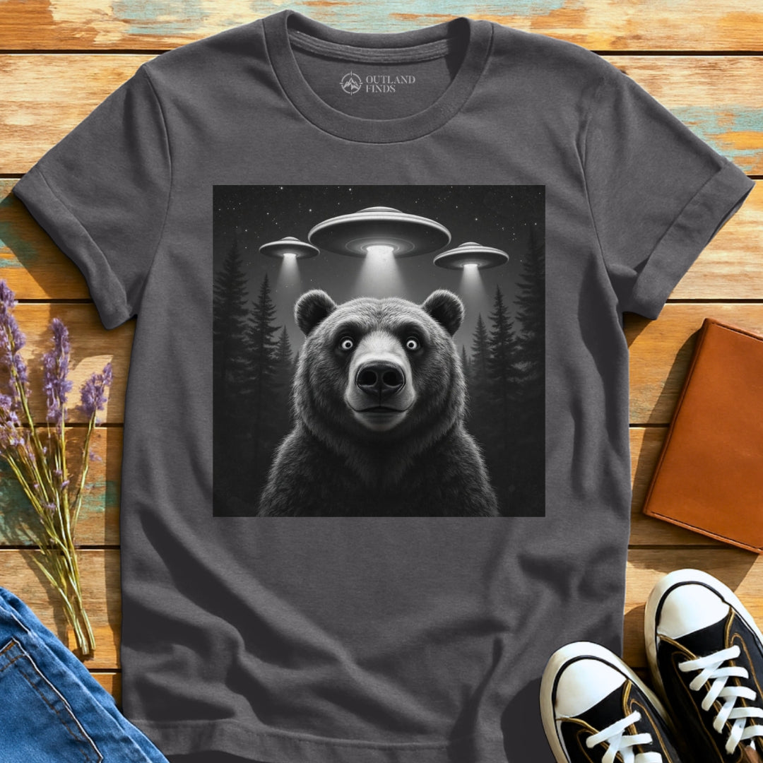 Surprised Bear Selfie T-Shirt