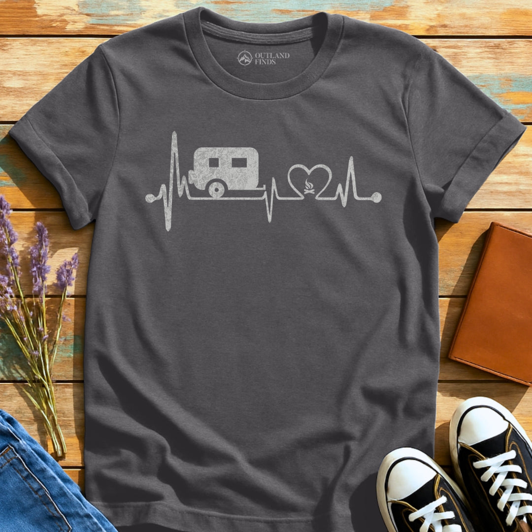 Camping EKG T-Shirt