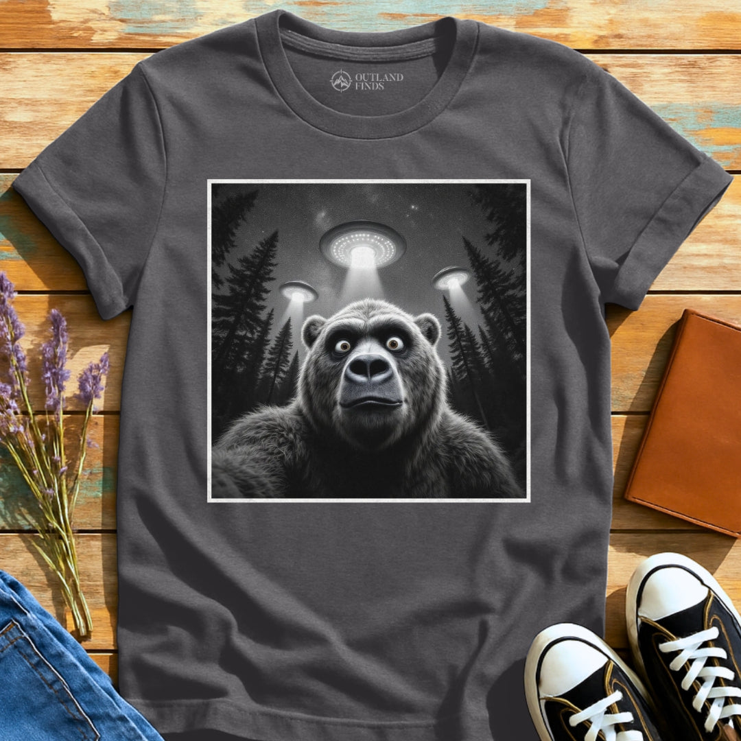 Bear UFO Selfie T-Shirt