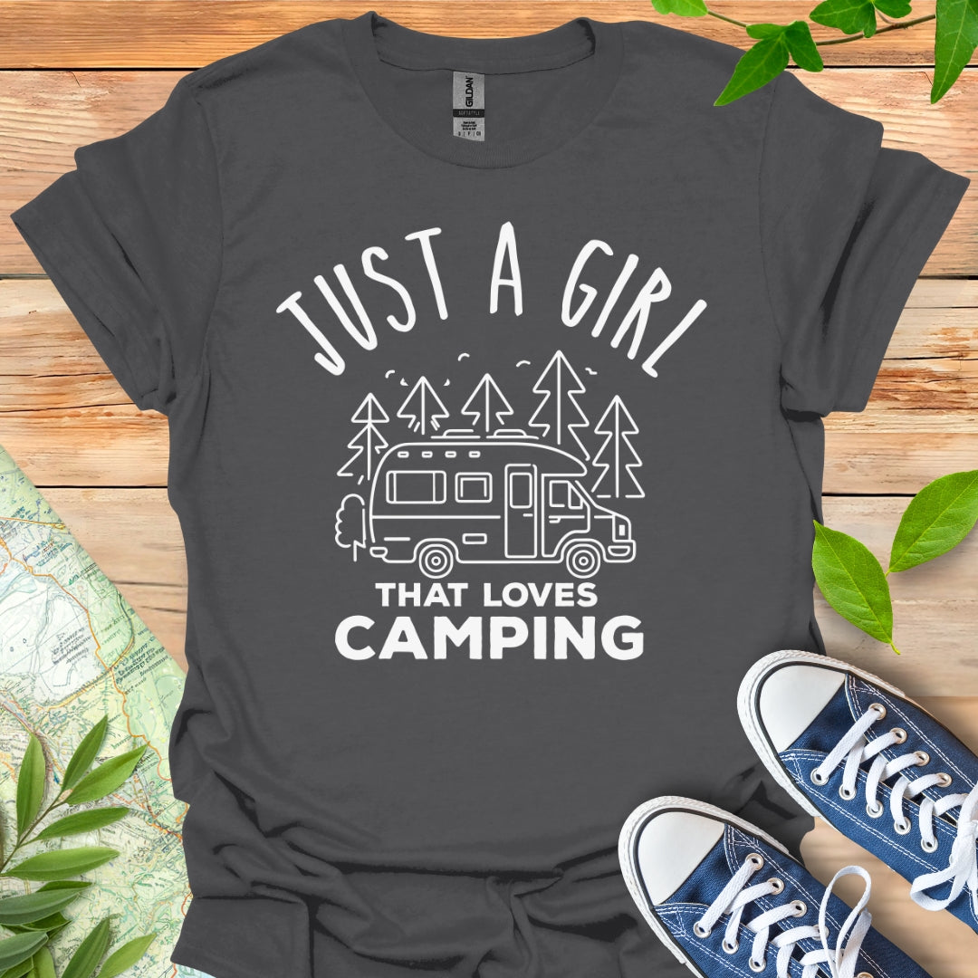 Girl Loves Camping T-Shirt